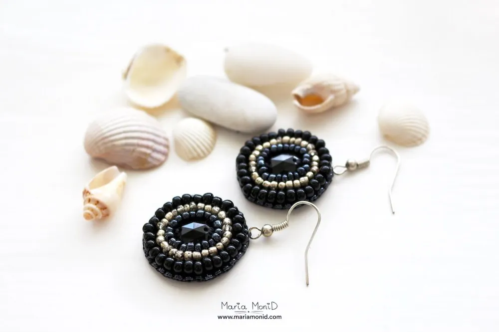 Серьги Caviar ручная работа 5