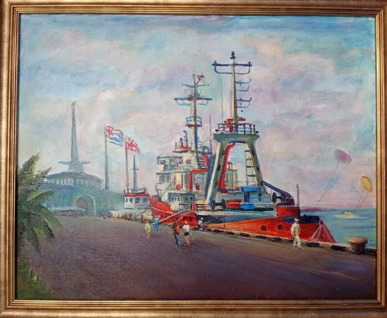 Картина Морской порт Батуми 1