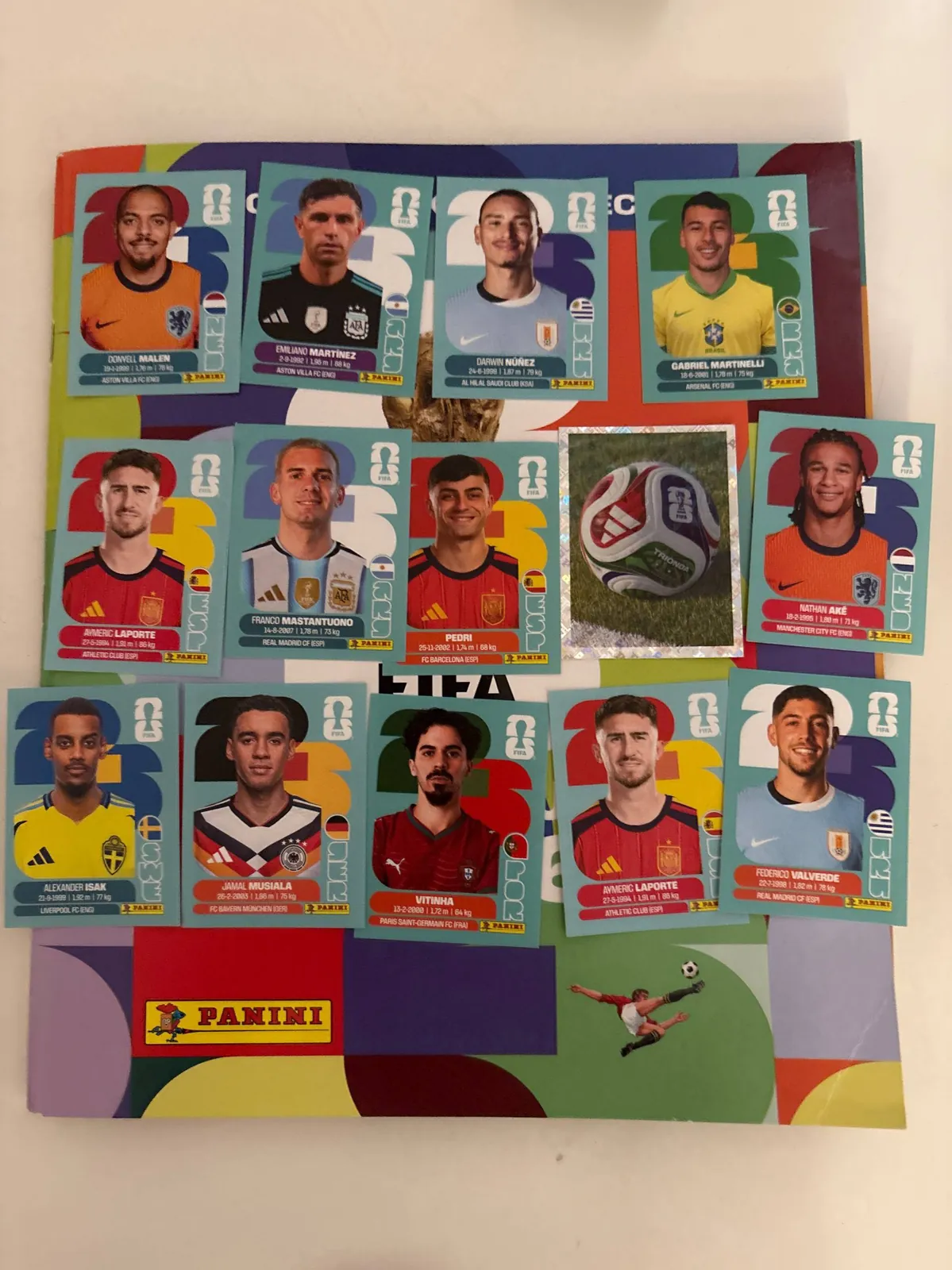Наклейки Panini World Cup 2026 2