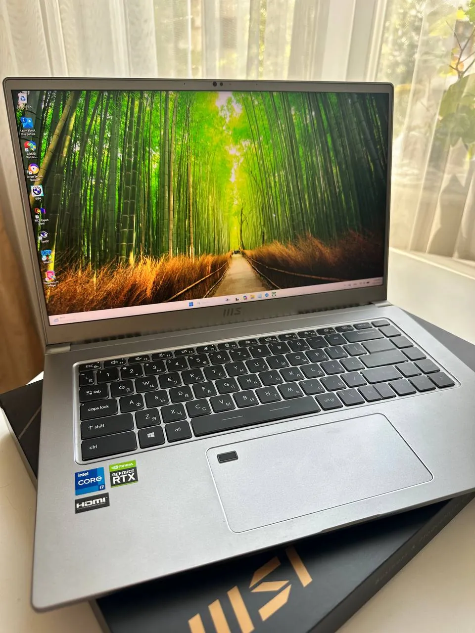 Ноутбук MSI Prestige 15 i7 RTX3050Ti 6