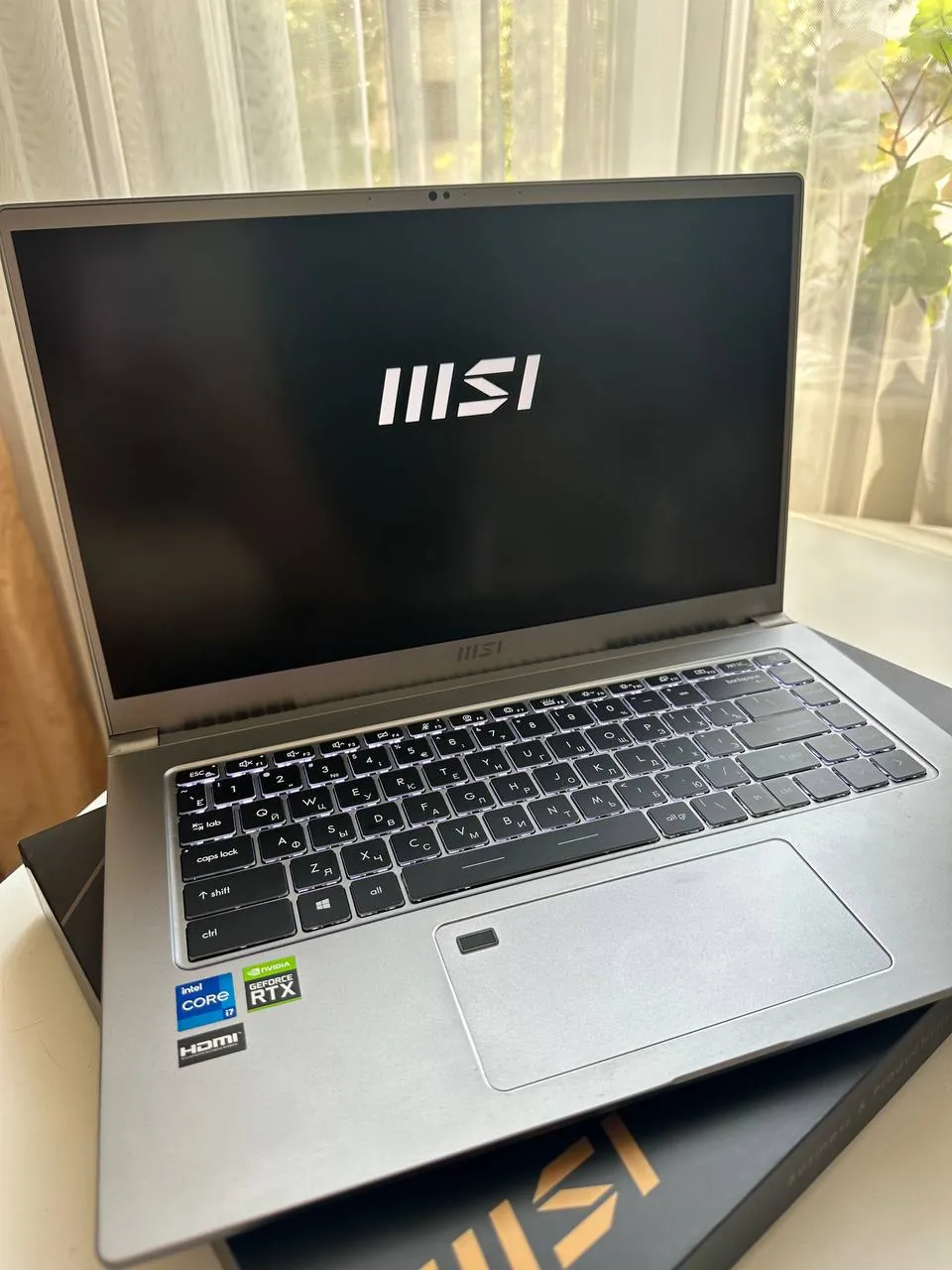 Ноутбук MSI Prestige 15 i7 RTX3050Ti 3