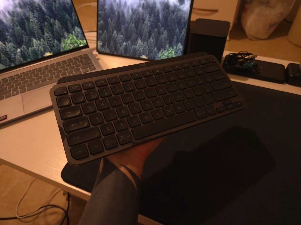 RAM KingBank и клавиатура Logitech MX 5