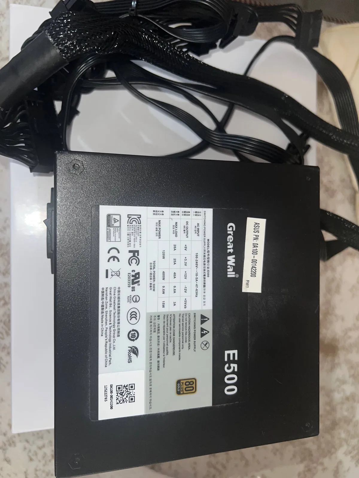 Материнская плата ASUS TUF и БП 7
