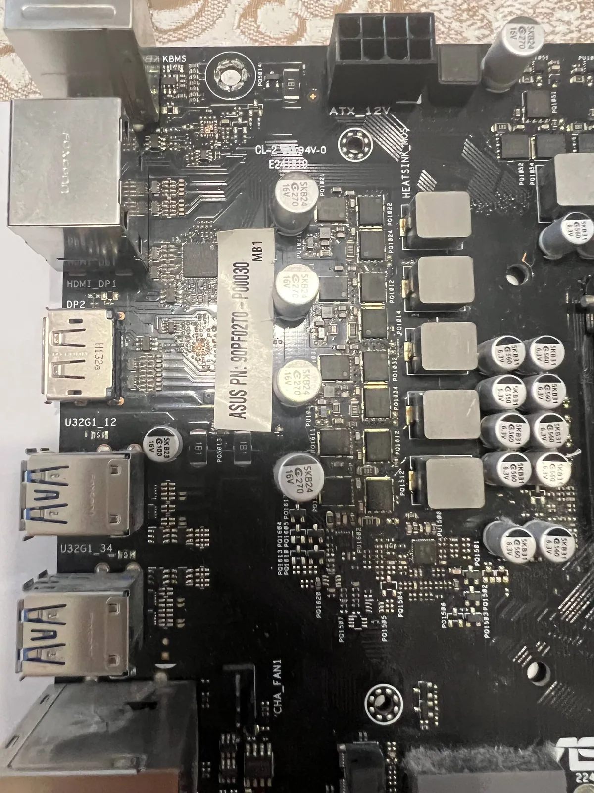 Материнская плата ASUS TUF и БП 2